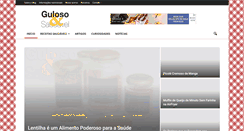 Desktop Screenshot of gulosoesaudavel.com.br